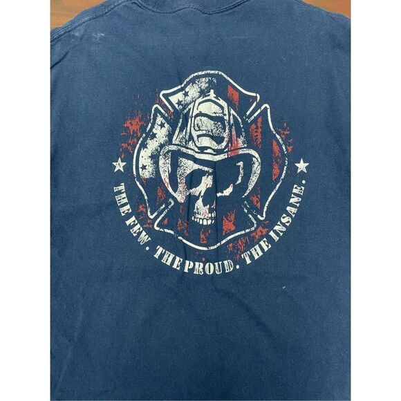 Men’s Fire Department Navy Tee - Picture 5 of 7